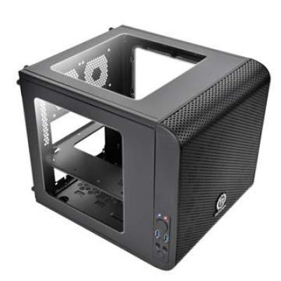 21. Thermaltake Core V1 CA-1B8-00S1WN-00 Case (Mini-ITX; black)