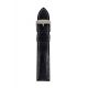 Black Zeppelin Leather Strap, 22 mm