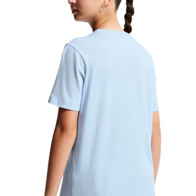 7. Nike Sportswear Kids' T-Shirt Light Blue FZ5177 407