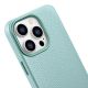 9. iCarer Litchi Premium Leather Case iPhone 14 Pro Magnetic Leather Case with MagSafe Green (WMI14220710-GN)