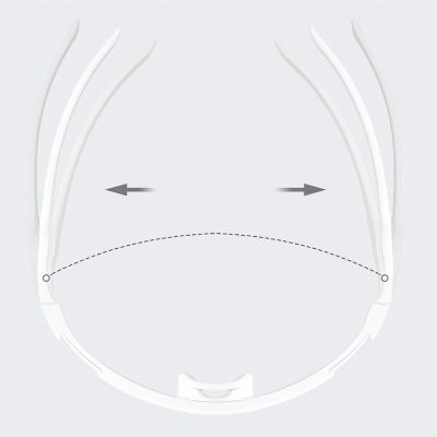 5. Rockbros Photochromic Cycling Glasses with UV Protection and Corrective Insert – White