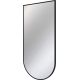 Hanging mirror in a frame