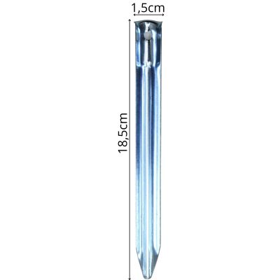 25. TENT PEGS 20.5CM SET 6 PCS METAL ENERO CAMP