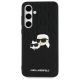 3. Karl Lagerfeld KLHCS24FEPGKLKCPK Sam S24 FE S721 black/black hardcase Monogram Karl&Chaoupette Head Pin