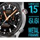 5. Rubicon RNCE99 Black Metal + Silicon Smartwatch SMARUB194