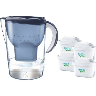 Brita Marella XL jug + 4 Maxtra inserts blue