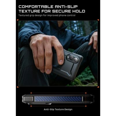 10. Supcase UB Grip Mag MagSafe Privacy Case for Samsung Galaxy Z Fold 8 - Black