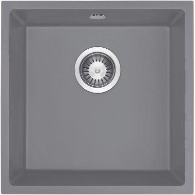 Single-bowl, undermount granite sink