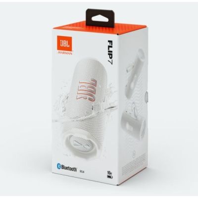 7. JBL FLIP 7 WHT Portable Speaker White