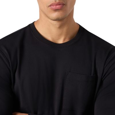 4. Champion LS Tee Men's T-Shirt Black 222507 KK001