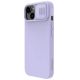 6. Nillkin CamShield Silky Silicone Case iPhone 14 Plus Case with Camera Protector Purple