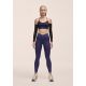 4. Casall Women's Overlap High Waist Tights Purple
