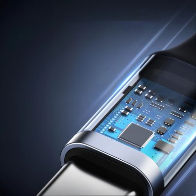 7. Ugreen US334 70645 USB-C (angled) / USB-C (straight) cable 100W PD 2m - black