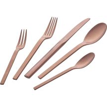 ZWILLING MINIMALE 30-piece matte cutlery set - Rose gold