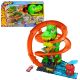 3. Hot Wheels City Crazy Track T-Rex Firehouse JBM73 MATTEL