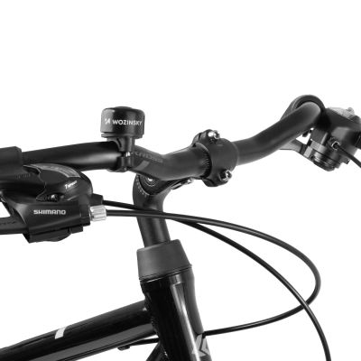 3. Wozinsky WDR-B1 Bicycle Bell for Bikes and Scooters, Mechanical Aluminum - Black