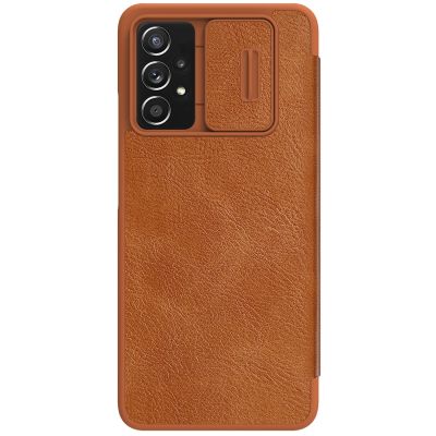 2. Nillkin Qin leather holster case for Samsung Galaxy A73 brown