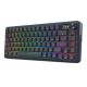 7. REDRAGON K708-RGB-PRO FLEKACT Keyboard USB + RF Wireless + Bluetooth Black