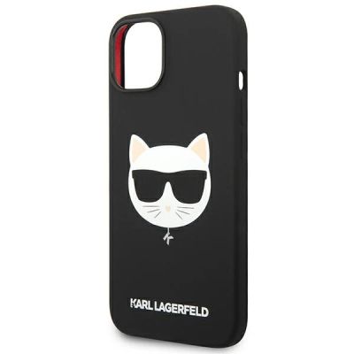 6. Karl Lagerfeld KLHMP14MSLCHBK iPhone 14 Plus 6.7 "hardcase black / black Silicone Choupette Head Magsafe