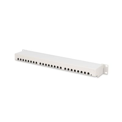 3. Digitus Patch Panel 19'' 24x RJ45, LSA level, cat.6A, shielded, 1U, gray, cable guide