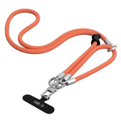 4. Tech-Protect C10S Rope Phone Lanyard - Orange