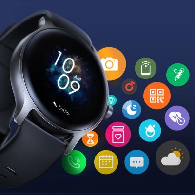 13. Joyroom Classis Series JR-FC1 smartwatch with call answering function / IP68 protection - gray