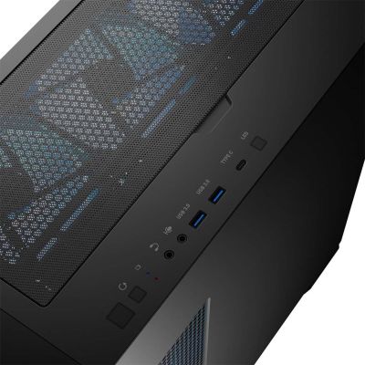 16. MODECOM HORIZON ARGB FLOW MIDI USB TYPE-C CASE BLACK