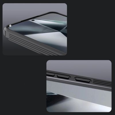 12. Nillkin CamShield Pro Case for Samsung Galaxy S25 with Camera Cover - Black