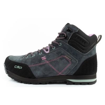 2. CMP Alcor women's trekking shoes leather durable waterproof ankle boots gray