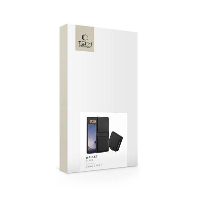4. Tech-Protect Wallet Case for Samsung Galaxy Z Flip 7 - Black