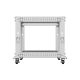 13. Open Rack 19" 9U 600x600-1100 adjustable gray Lanberg