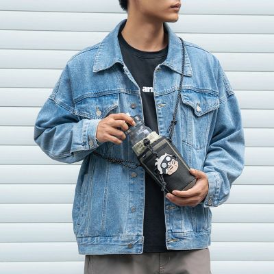 9. Rockbros Travel Bottle Bag with Shoulder Strap 1l - Green