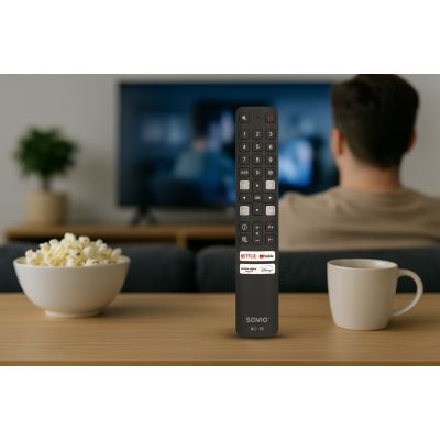 5. SAVIO UNIVERSAL REMOTE CONTROL FOR TV / REPLACEMENT FOR TCL TV - SMART TV RC-15