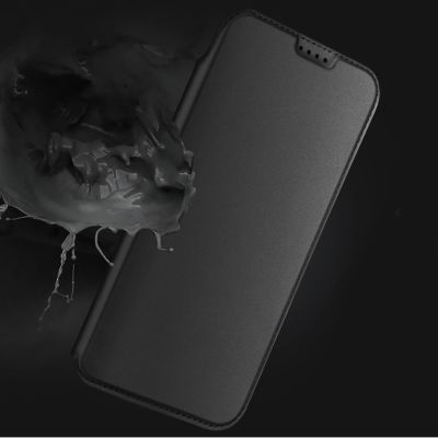 8. Dux Ducis Skin Pro Case for iPhone 17 Pro with Flip and Card Slot - Black