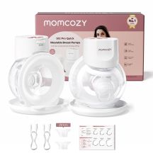 Momcozy S12 Pro Quick White Double Pack | Breast Pump | Wireless, Double, White