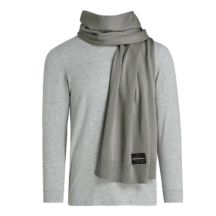 Calvin Klein CK Logo Winter Scarf Gray - LZ04D8081G-PZE