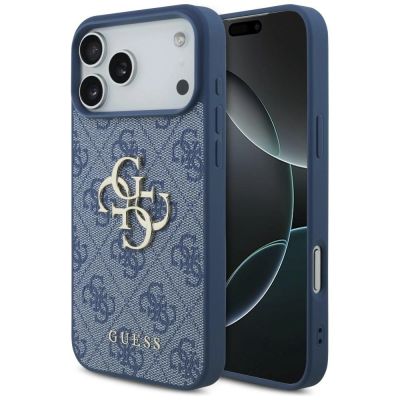 Guess 4G Big Logo Case for iPhone 17 Pro Max / 18 Pro Max - Blue