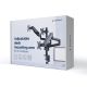 21. GEMBIRD ADJUSTABLE DESK ARM/MOUNT FOR 3 MONITORS 17-27, VESA 100X100MM, UP TO 7 KG