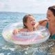 6. SWIMMING RING 90CM RAINBOW GLITTER GREEN 35644