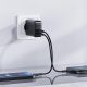 4. Acefast wall charger USB Type C / USB 32W, PPS, PD, QC 3.0, AFC, FCP black (A5 black)