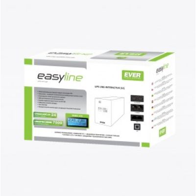 3. Ever EASYLINE 1200 AVR USB Line-interactive technology 1.2 kVA 600 W 4 x mains sockets