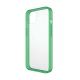 4. PanzerGlass ClearCase antibacterial case with Military Grade certificate for iPhone 13 / 14 / 15 - transparent green