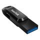 14. SanDisk Ultra Dual GO SDDDC3-064G-G46 pendrive (64GB; USB 3.0, USB-C; black)
