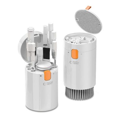 2. Tech-Protect 20-in-1 Multifunctional Cleaning Kit for Phone, Tablet, Laptop, and Headphones - White