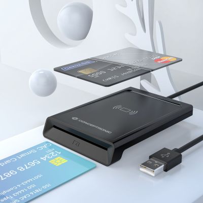 3. Conceptronic BIAN11B Chip Card Reader Internal USB USB 2.0 Black