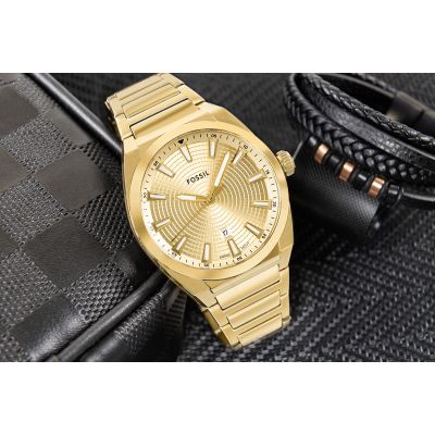 5. FOSSIL Everett FS5965 Men's Watch + BOX