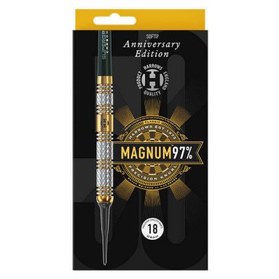 10. Harrows MAGNUM 97% 50th ANNIVERSARY EDITION softip darts