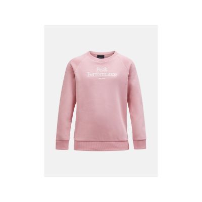 Peak Performance Jr Original Crew Pink Sweatshirt