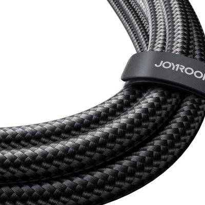 6. Joyroom Speedy Series S-A21 2in1 USB-C - USB-C / USB-C cable 100W 1.5m - black