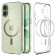 8. Spigen Ultra Hybrid MagSafe Case for iPhone 17 - Transparent Gold